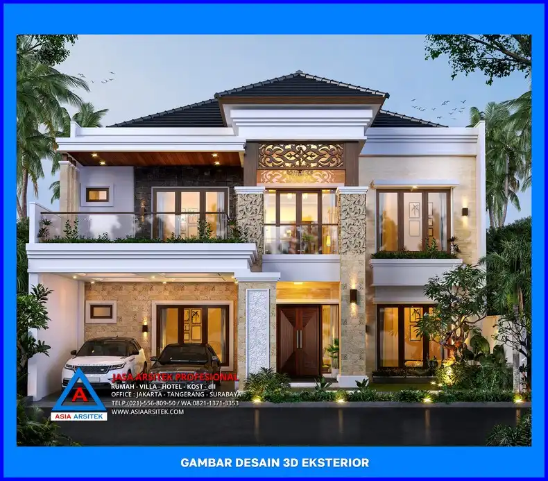 fasad depan rumah oleh Arsitek Terpercaya di Depok, jasa arsitek rumah depok, jasa desain rumah depok, jasa gambar rumah depok