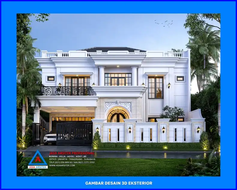 tampak depan oleh Biaya Jasa Arsitek Rumah Depok, jasa arsitek rumah depok, jasa desain rumah depok, jasa gambar rumah depok