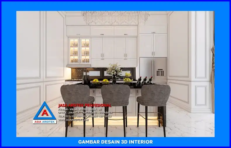 ruang pantry oleh Biaya Jasa Arsitek Rumah Depok, jasa arsitek rumah depok, jasa desain rumah depok, jasa gambar rumah depok