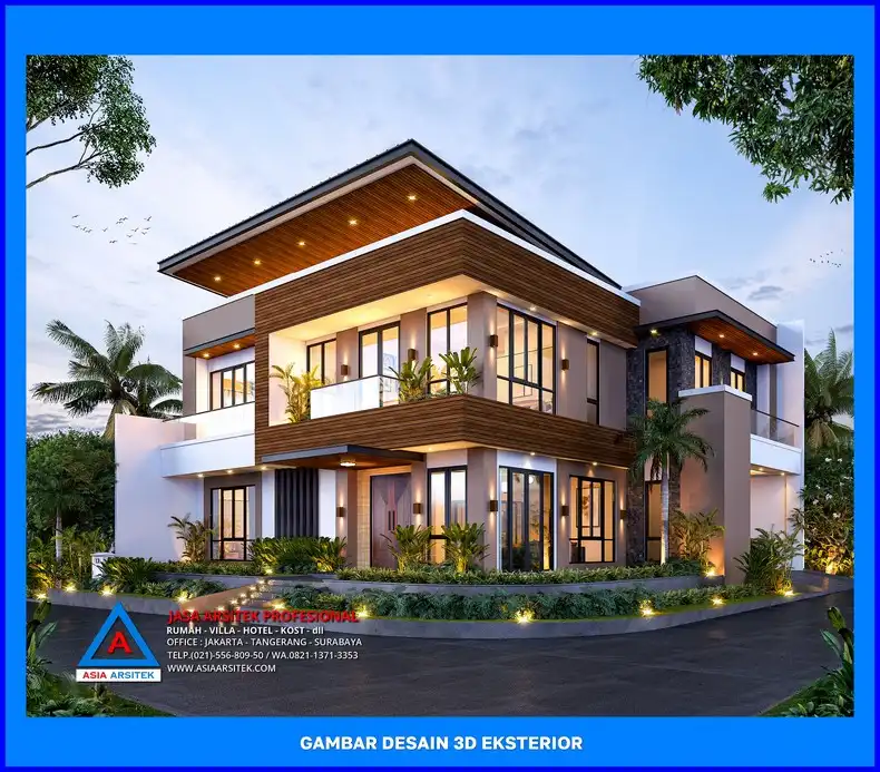 tampak hook Desain Rumah Minimalis Modern Depok, desain rumah minimalis, desain rumah minimalis 2 lantai, desain rumah minimalis modern