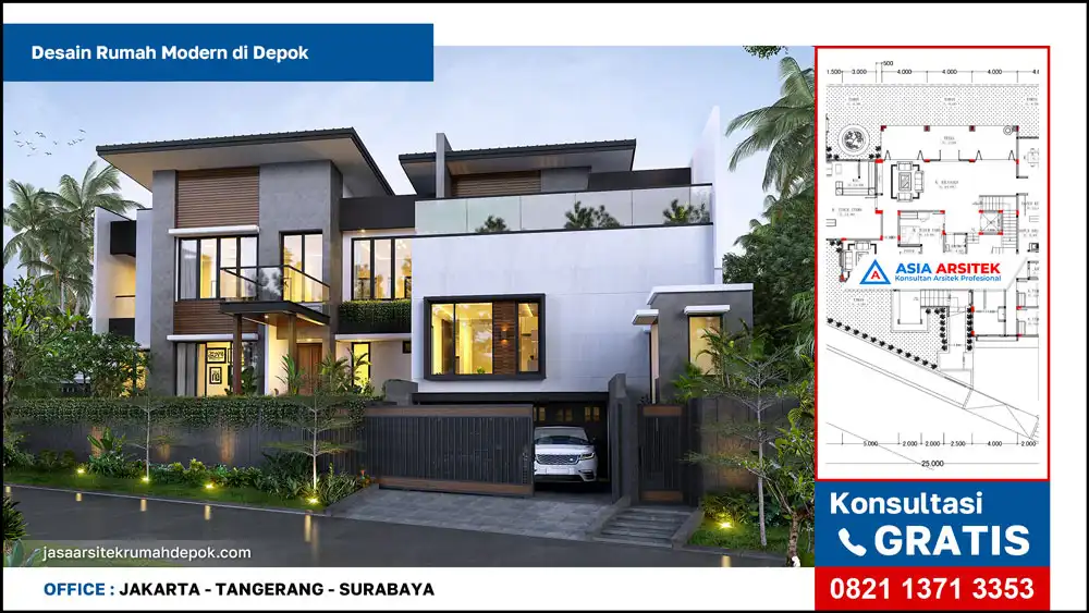 cover oleh Desain Rumah Modern di Depok, jasa arsitek rumah depok, jasa desain rumah depok, jasa gambar rumah depok