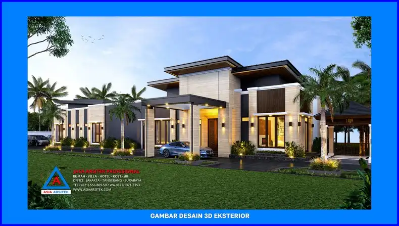 fasad rumah oleh Harga Jasa Desain Rumah di Depok, jasa arsitek rumah depok, jasa desain rumah depok, jasa gambar rumah depok