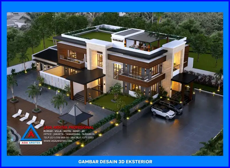 tampak atas oleh Jasa Arsitek Berpengalaman di Depok, jasa arsitek rumah depok, jasa desain rumah depok, jasa gambar rumah depok