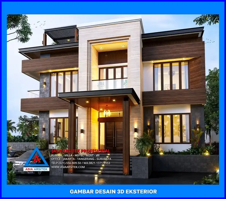 fasad rumah oleh Jasa Arsitek Berpengalaman di Depok, jasa arsitek rumah depok, jasa desain rumah depok, jasa gambar rumah depok