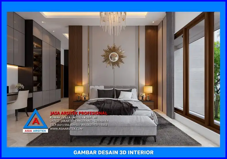 kamar tidur oleh Jasa Arsitek Berpengalaman di Depok, jasa arsitek rumah depok, jasa desain rumah depok, jasa gambar rumah depok