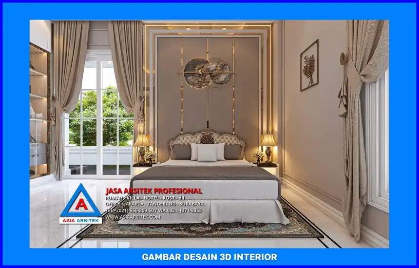 kamar tidur oleh Jasa Arsitek Depok, jasa desain rumah depok, jasa gambar rumah depok