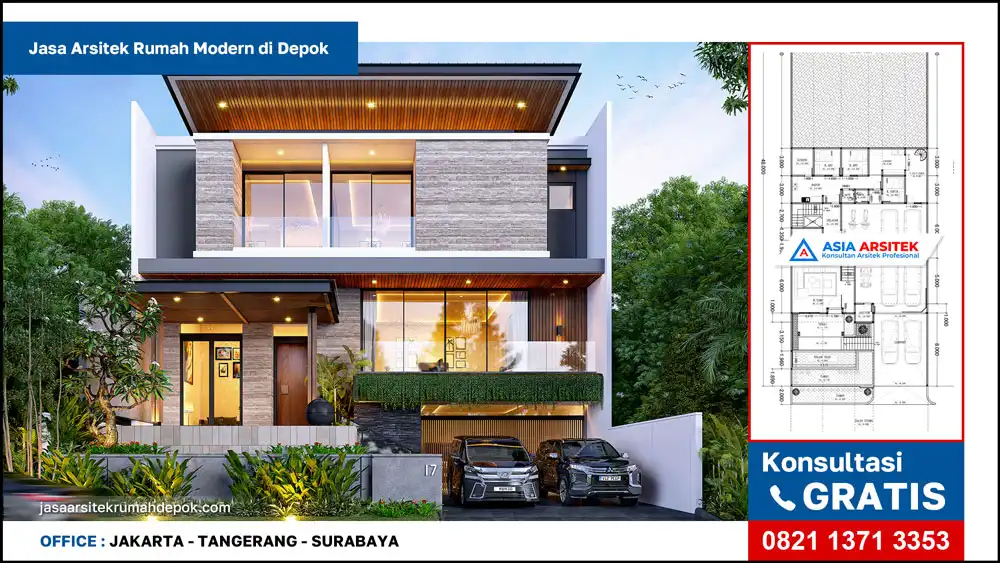 cover oleh Jasa Arsitek Rumah Modern di Depok, jasa arsitek rumah depok, jasa desain rumah depok, jasa gambar rumah depok