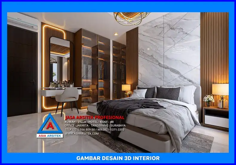 ruang tidur oleh Jasa Arsitek Rumah Modern di Depok, jasa arsitek rumah depok, jasa desain rumah depok, jasa gambar rumah depok