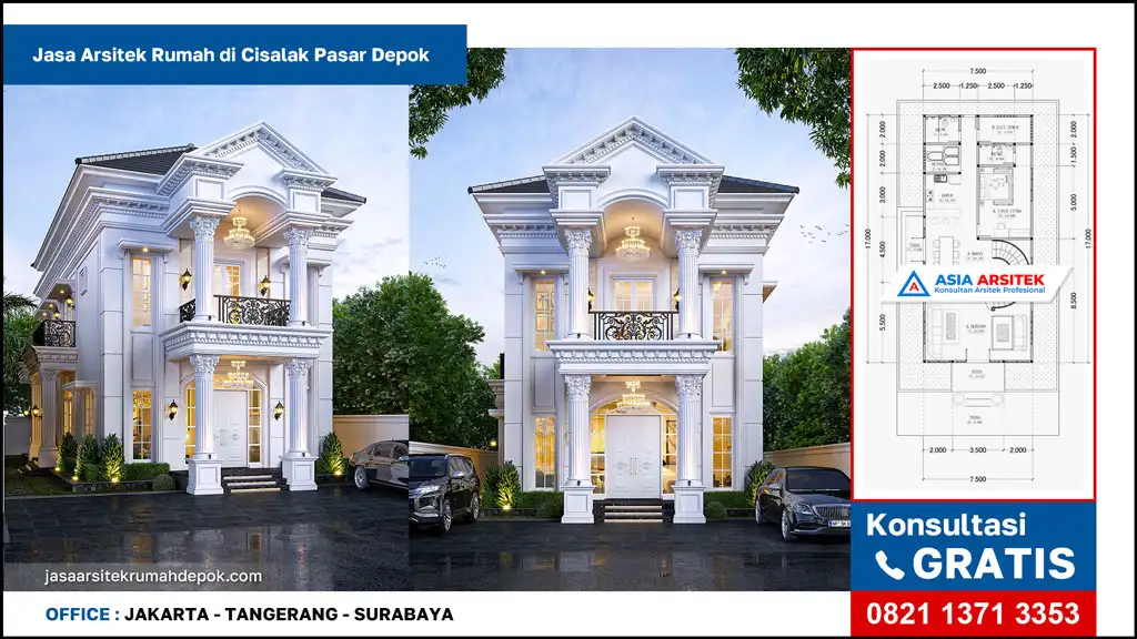 Jasa Arsitek Rumah di Cisalak Pasar Depok