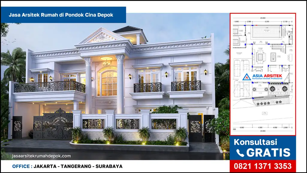 Jasa Arsitek Rumah di Pondok Cina Depok