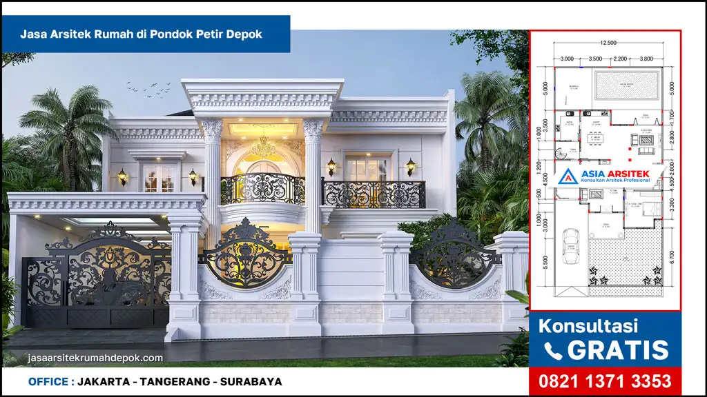 Jasa Arsitek Rumah di Pondok Petir Depok Profesional