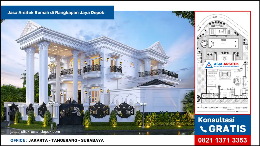 Jasa Arsitek Rumah di Rangkapan Jaya Depok Profesional