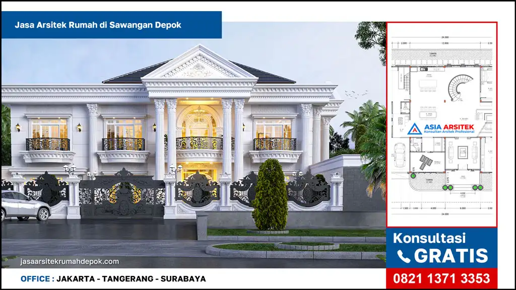 Jasa Arsitek Rumah di Sawangan Depok profesional
