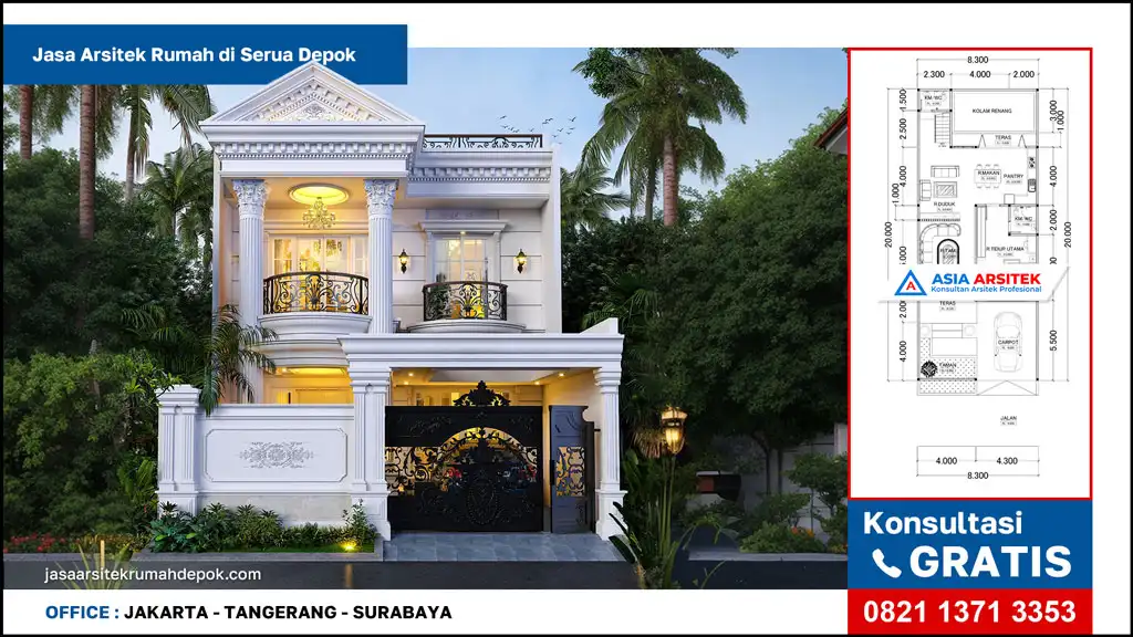 gambar unggulan untuk Jasa Arsitek Rumah di Serua Depok