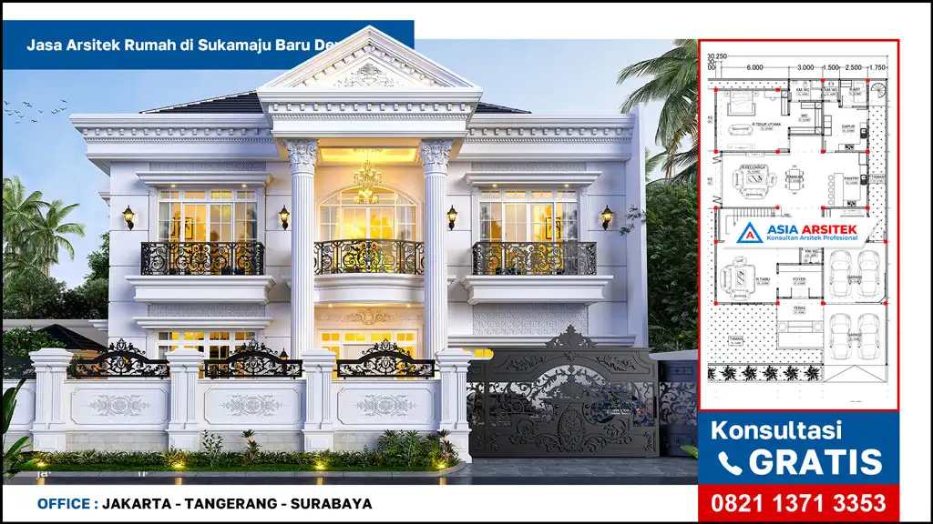 gambar unggulan untuk Jasa Arsitek Rumah di Sukamaju Baru Depok