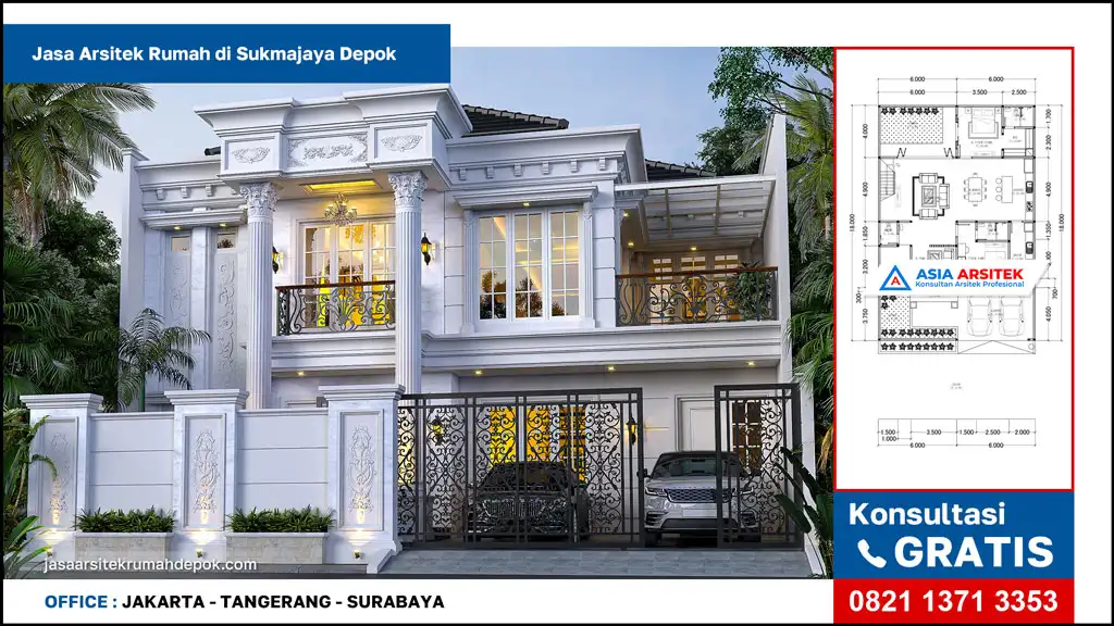 gambar unggulan untuk Jasa Arsitek Rumah di Sukmajaya Depok