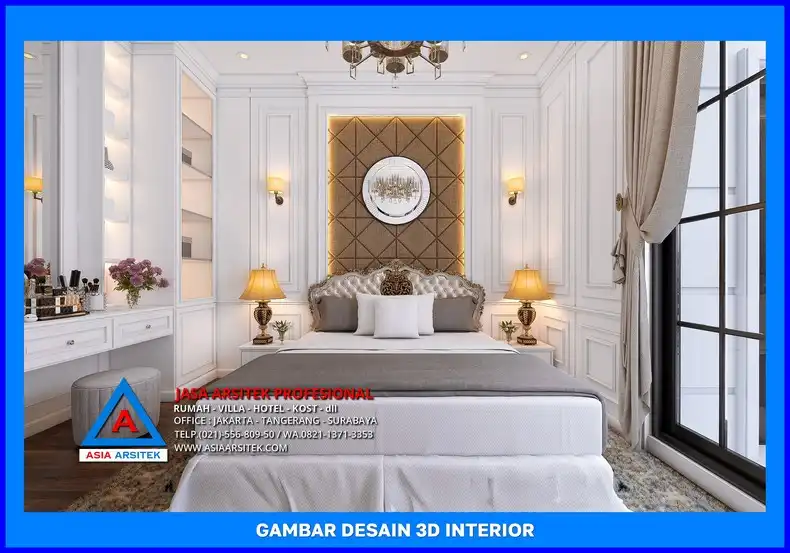 kamar tidur oleh Jasa Arsitek Terbaik di Depok, jasa arsitek rumah depok, jasa desain rumah depok, jasa gambar rumah depok
