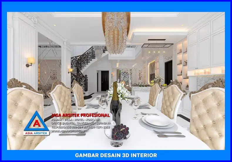 ruang makan oleh Jasa Arsitek Terbaik di Depok, jasa arsitek rumah depok, jasa desain rumah depok, jasa gambar rumah depok