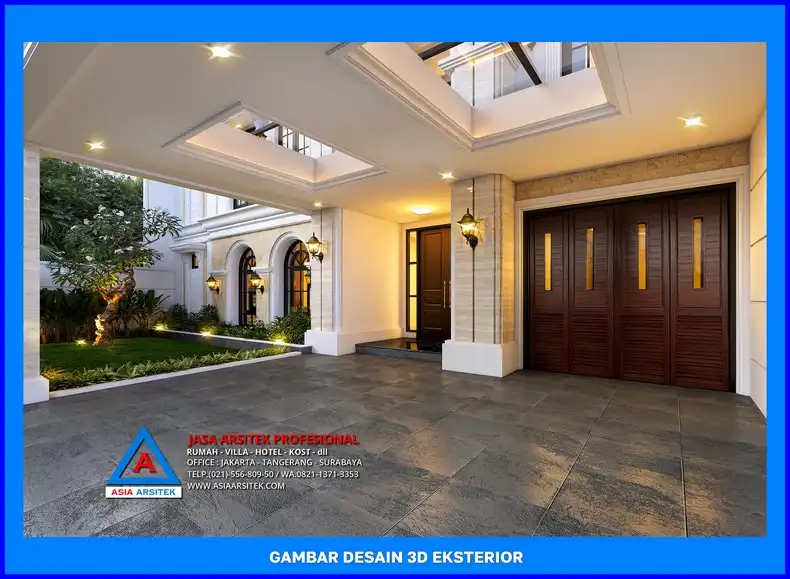 area parkir kendaraan oleh Jasa Desain Interior Rumah di Depok, jasa arsitek rumah depok, jasa desain rumah depok, jasa gambar rumah depok