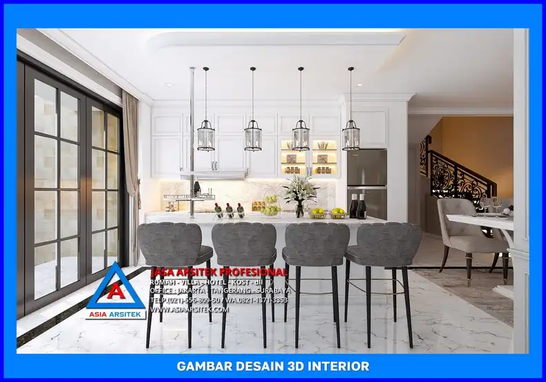 ruang makan oleh Jasa Desain Interior Rumah di Depok, jasa arsitek rumah depok, jasa desain rumah depok, jasa gambar rumah depok