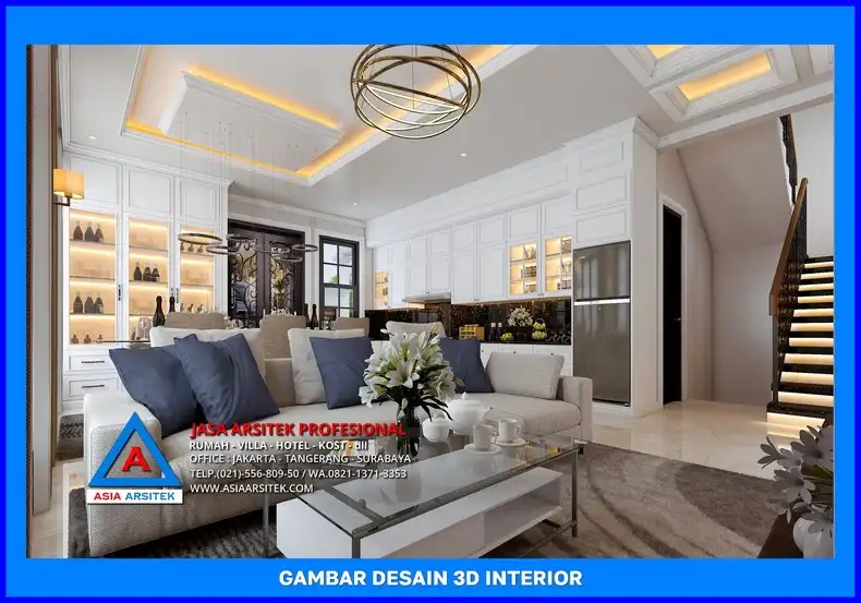 ruang keluarga oleh Jasa Desain Rumah Berkualitas di Depok, jasa arsitek rumah depok, jasa desain rumah depok, jasa gambar rumah depok