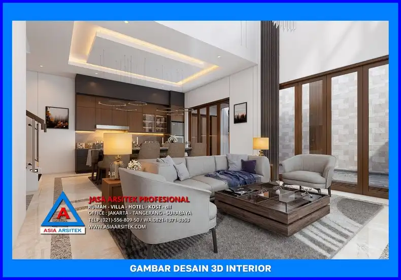ruang keluarga oleh Jasa Desain Rumah Custom di Depok, jasa arsitek rumah depok, jasa desain rumah depok, jasa gambar rumah depok