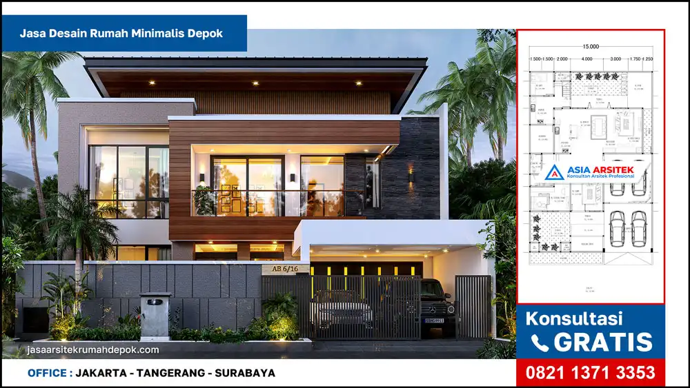 cover oleh Jasa Desain Rumah Minimalis Depok, jasa arsitek rumah depok, jasa desain rumah depok, jasa gambar rumah depok