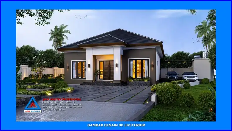 tampak depan rumah oleh Jasa Desain Rumah Murah di Depok, jasa arsitek rumah depok, jasa desain rumah depok, jasa gambar rumah depok