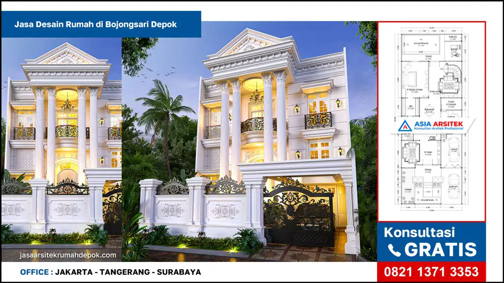 gambar unggulan untuk Jasa Desain Rumah di Bojongsari Depok