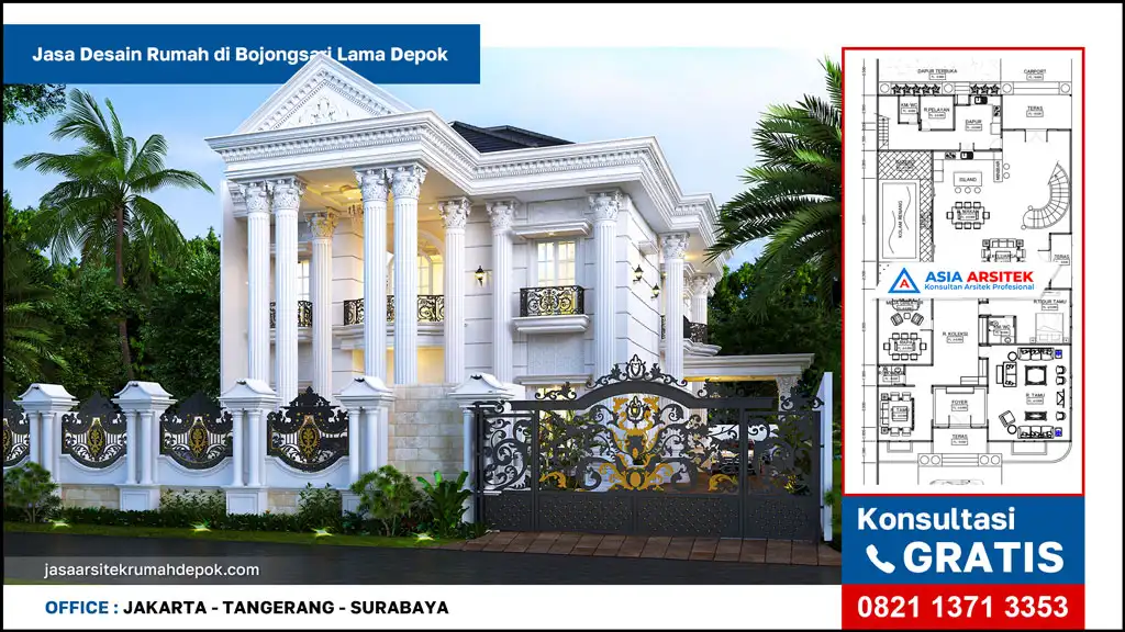 gambar unggulan untuk Jasa Desain Rumah di Bojongsari Lama Depok