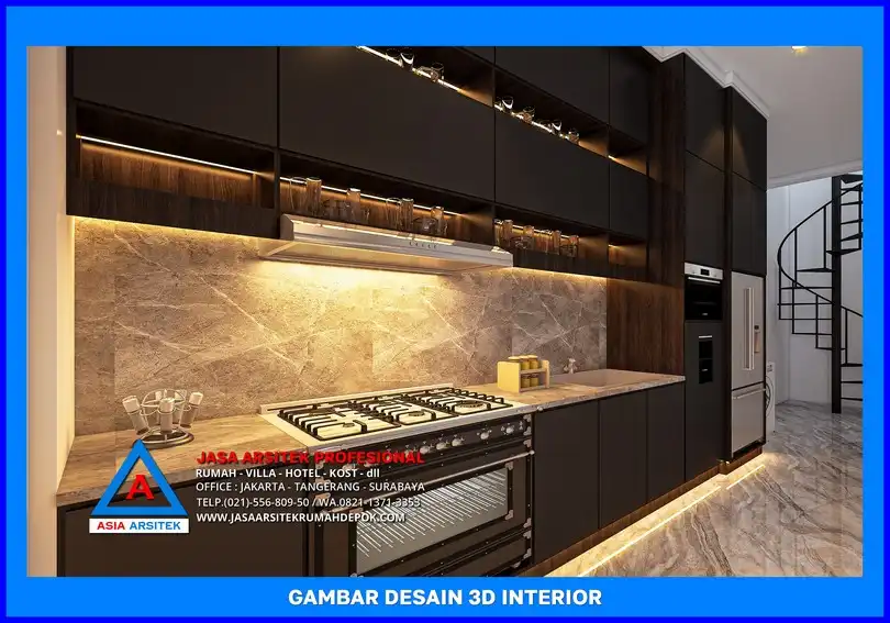 pantry oleh Jasa Desain Rumah di Cilangkap Depok, jasa arsitek rumah depok, jasa desain rumah depok, jasa gambar rumah depok