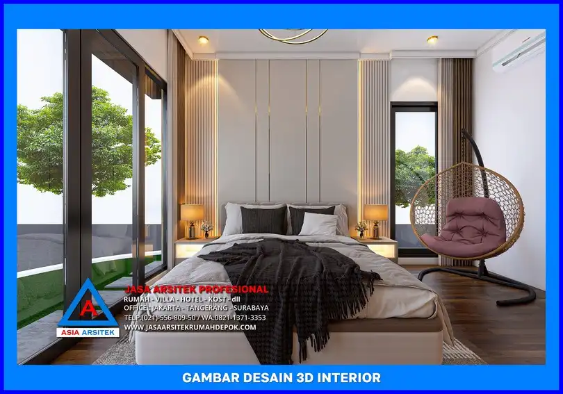 kamar oleh Jasa Desain Rumah di Cilangkap Depok, jasa arsitek rumah depok, jasa desain rumah depok, jasa gambar rumah depok