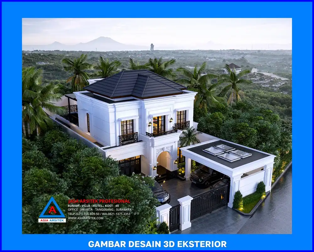 tampak atas oleh Jasa Desain Rumah di Harjamukti Depok, jasa arsitek rumah depok, jasa desain rumah depok, jasa gambar rumah depok