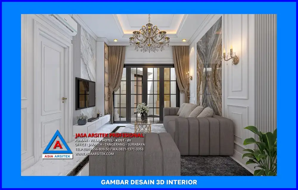 ruang keluarga oleh Jasa Desain Rumah di Jatijajar Depok, jasa arsitek rumah depok, jasa desain rumah depok, jasa gambar rumah depok