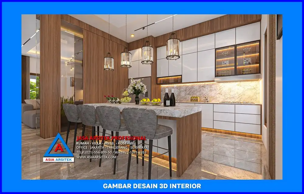 pantry oleh Jasa Desain Rumah di Kalimulya Depok, jasa arsitek rumah depok, jasa desain rumah depok, jasa gambar rumah depok