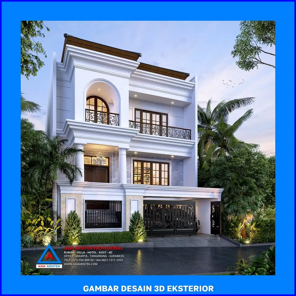 fasad oleh Jasa Desain Rumah di Kemiri Muka Depok, jasa arsitek rumah depok, jasa desain rumah depok, jasa gambar rumah depok