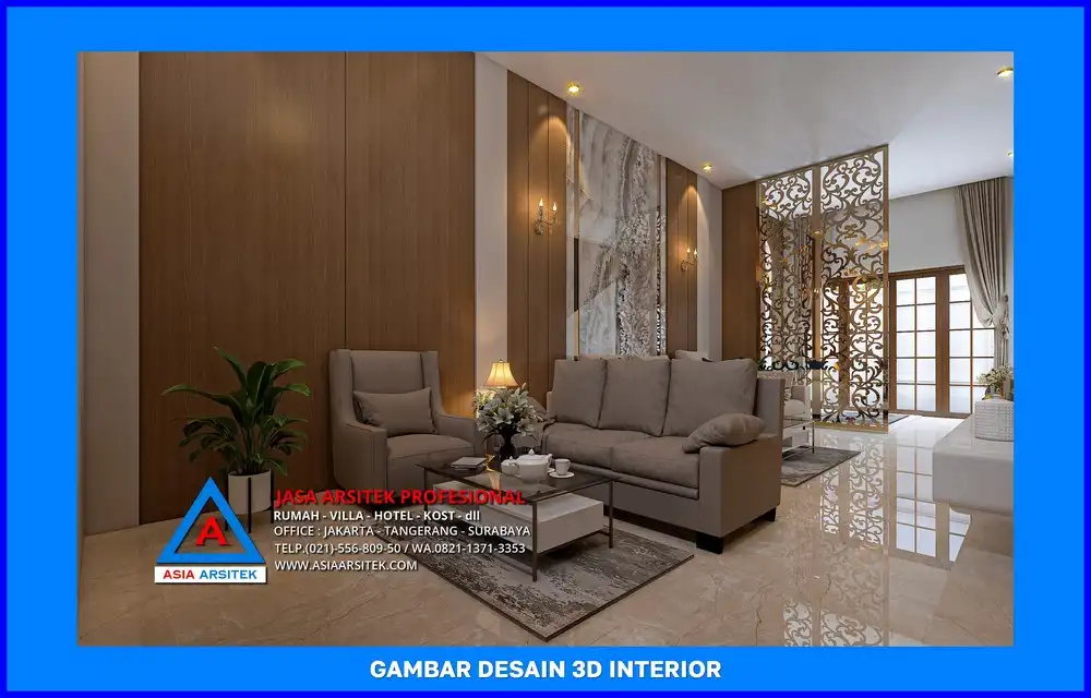ruang tamu oleh Jasa Desain Rumah di Kemiri Muka Depok, jasa arsitek rumah depok, jasa desain rumah depok, jasa gambar rumah depok