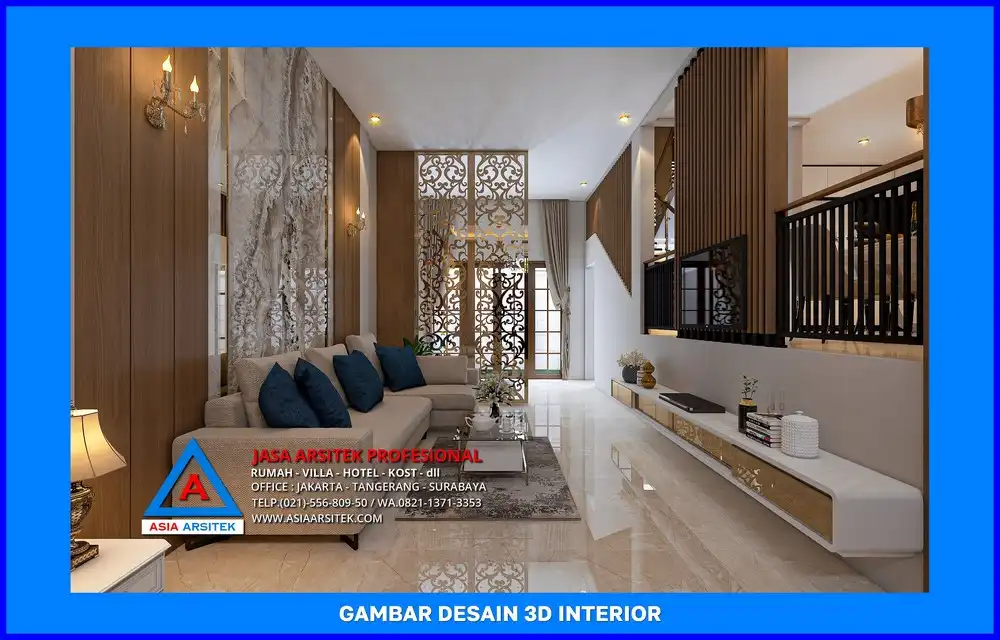 ruang keluarga oleh Jasa Desain Rumah di Kemiri Muka Depok, jasa arsitek rumah depok, jasa desain rumah depok, jasa gambar rumah depok