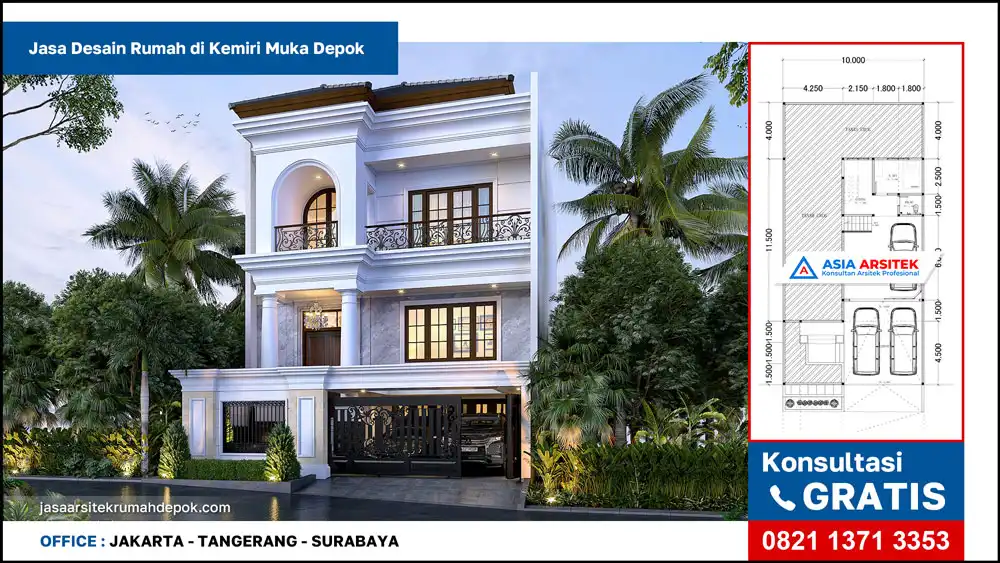 cover oleh Jasa Desain Rumah di Kemiri Muka Depok, jasa arsitek rumah depok, jasa desain rumah depok, jasa gambar rumah depok