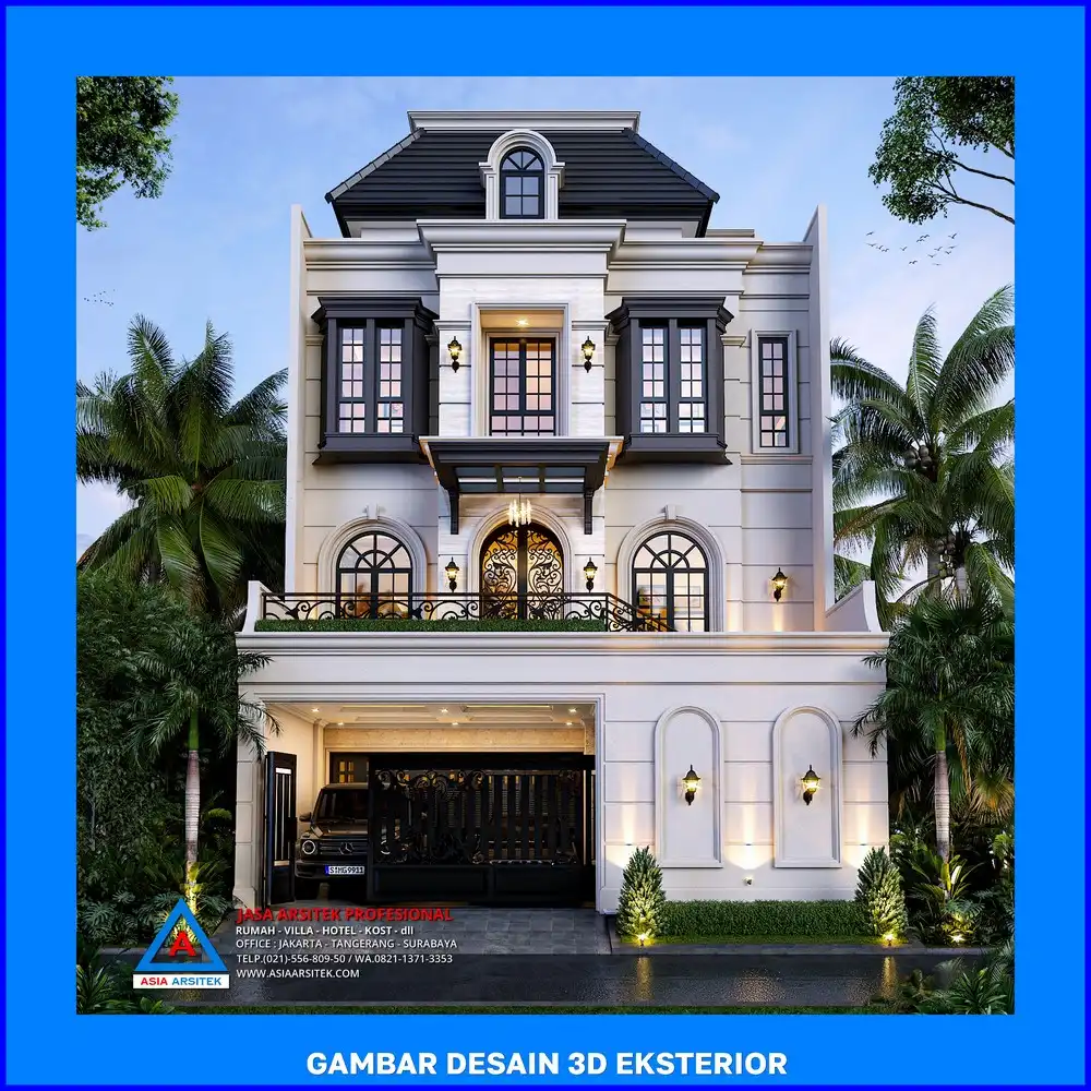 tampak depan oleh Jasa Desain Rumah di Krukut Depok, jasa arsitek rumah depok, jasa desain rumah depok, jasa gambar rumah depok