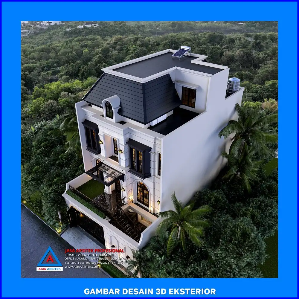 tampak atas oleh Jasa Desain Rumah di Krukut Depok, jasa arsitek rumah depok, jasa desain rumah depok, jasa gambar rumah depok