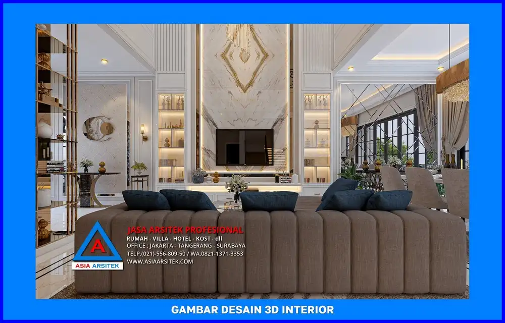 ruang keluarga oleh Jasa Desain Rumah di Krukut Depok, jasa arsitek rumah depok, jasa desain rumah depok, jasa gambar rumah depok