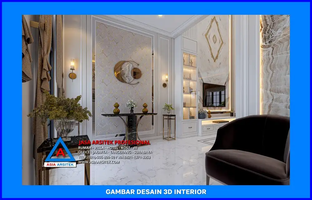 foyer oleh Jasa Desain Rumah di Krukut Depok, jasa arsitek rumah depok, jasa desain rumah depok, jasa gambar rumah depok