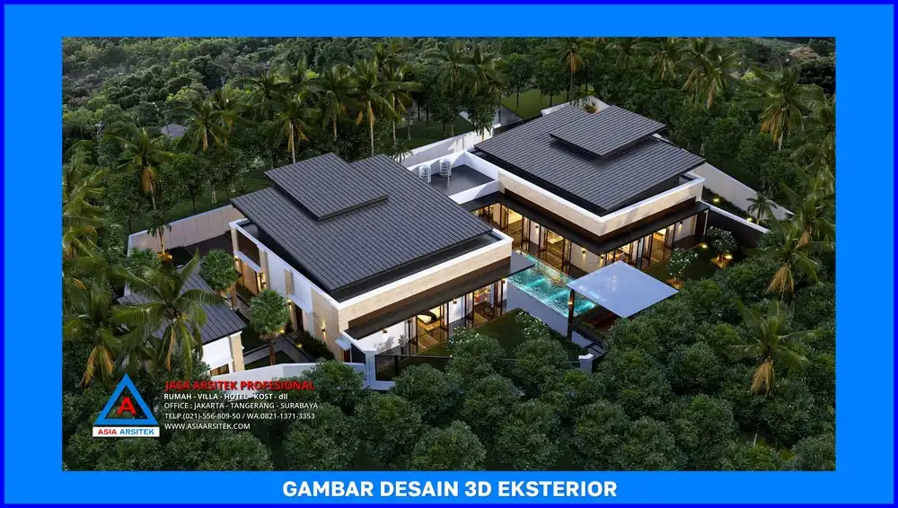 tampak atas oleh Jasa Desain Rumah di Leuwinanggung Depok, jasa arsitek rumah depok, jasa desain rumah depok, jasa gambar rumah depok