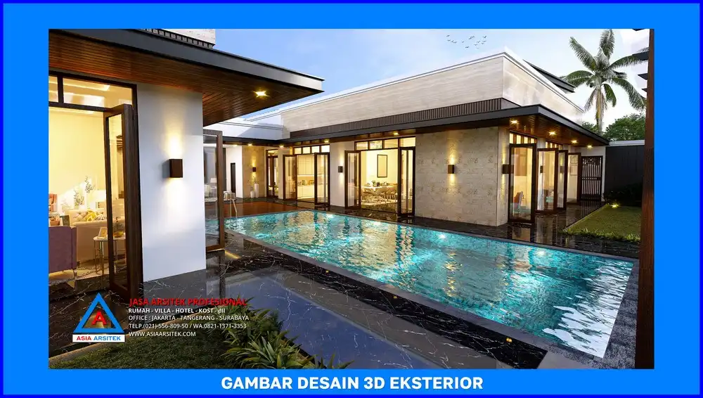 swimmpool oleh Jasa Desain Rumah di Leuwinanggung Depok, jasa arsitek rumah depok, jasa desain rumah depok, jasa gambar rumah depok