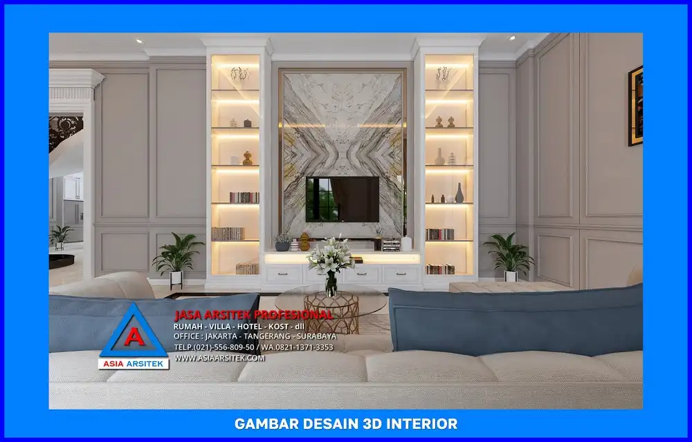 ruang keluarga oleh Jasa Desain Rumah di Mekarjaya Depok, jasa arsitek rumah depok, jasa desain rumah depok, jasa gambar rumah depok