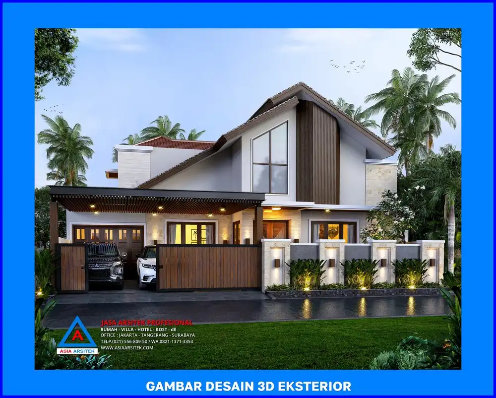 fasad rumah oleh Jasa Desain Rumah di Meruyung Depok, jasa arsitek rumah depok, jasa desain rumah depok, jasa gambar rumah depok