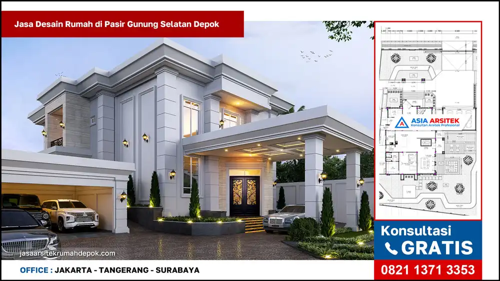 cover oleh Jasa Desain Rumah di Pasir Gunung Selatan Depok, jasa arsitek rumah depok, jasa desain rumah depok, jasa gambar rumah depok