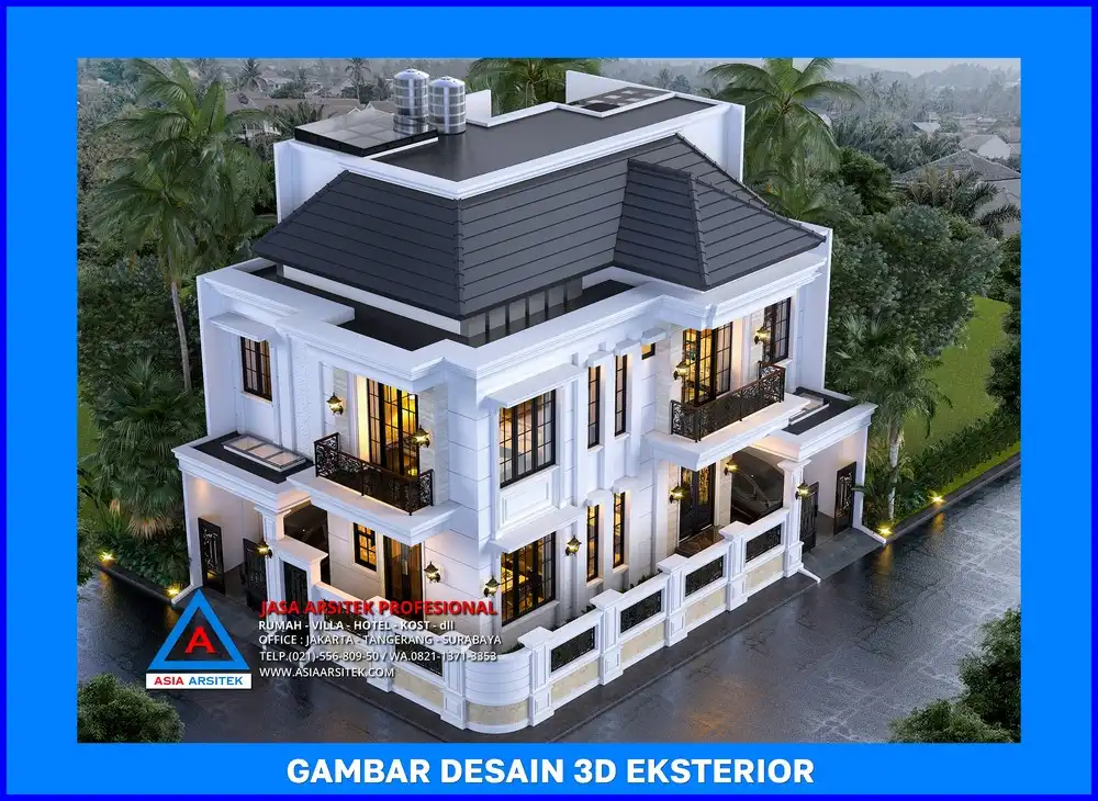 tampak atas oleh Jasa Desain Rumah di Pasir Putih Depok, jasa arsitek rumah depok, jasa desain rumah depok, jasa gambar rumah depok