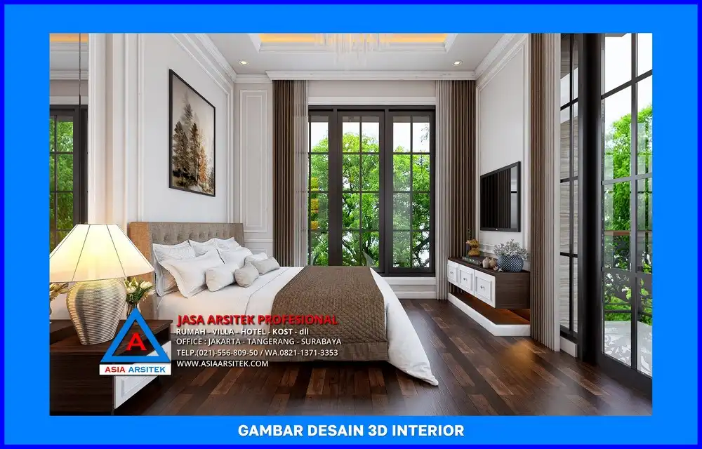 kamar oleh Jasa Desain Rumah di Pasir Putih Depok, jasa arsitek rumah depok, jasa desain rumah depok, jasa gambar rumah depok